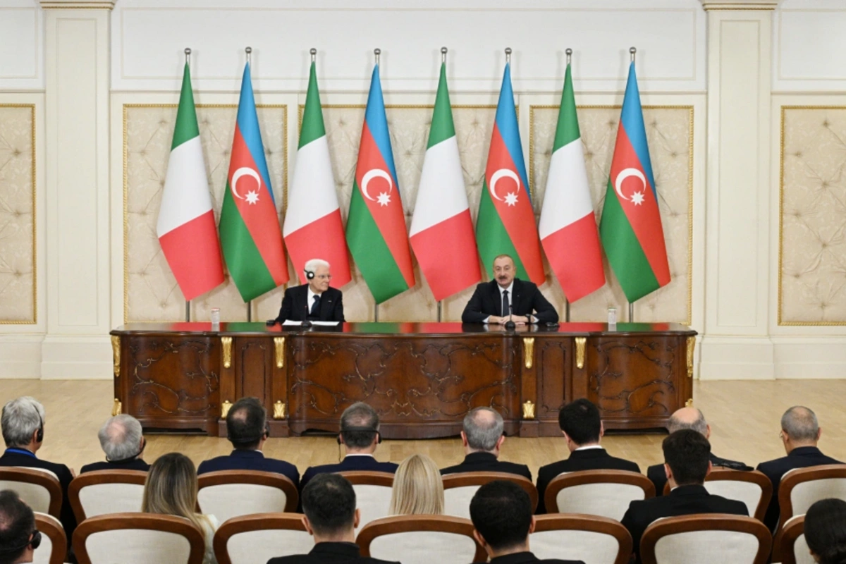 Presidents of Azerbaijan and Italy made statements for the press Presidents of Azerbaijan and Italy made statements for the press