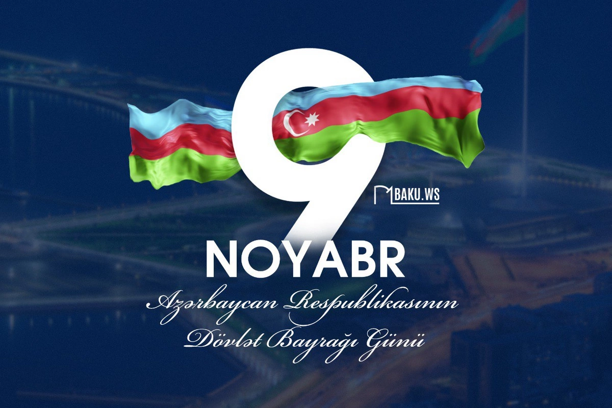 Azərbaycanda Dövlət Bayrağı Günüdür