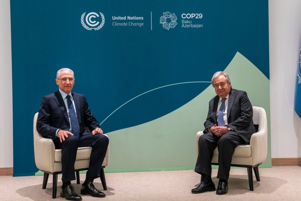 Muxtar Babayev BMT Baş katibi ilə COP29-un iqlim prioritetlərini müzakirə edib Muxtar Babayev BMT Baş katibi ilə COP29-un iqlim prioritetlərini müzakirə edib