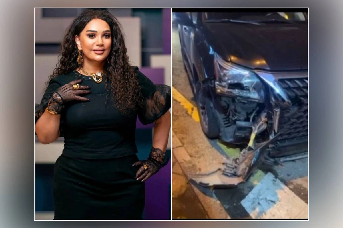 Mənzurə Musayeva avtomobil qəzası keçirdi - Hadisə yerindən GÖRÜNTÜLƏR