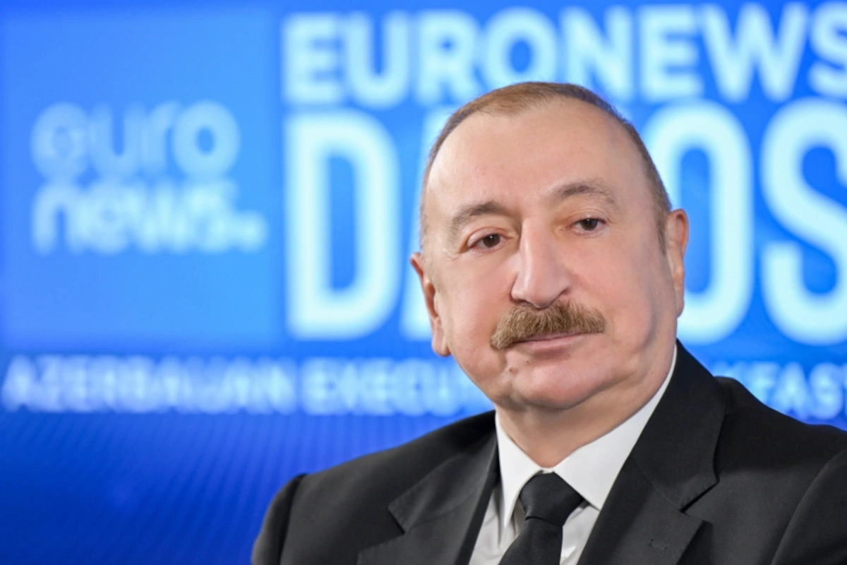 Президент Ильхам Алиев поделился кадрами об участии во Всемирном экономическом форуме в Давосе