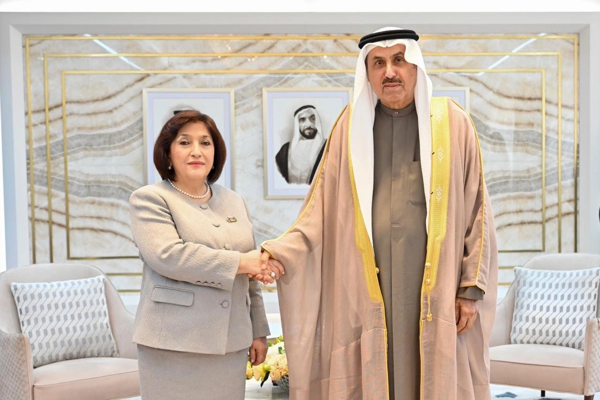 Sahibə Qafarova BƏƏ-dən olan həmkarı ilə parlamentlərarası əlaqələri müzakirə edib