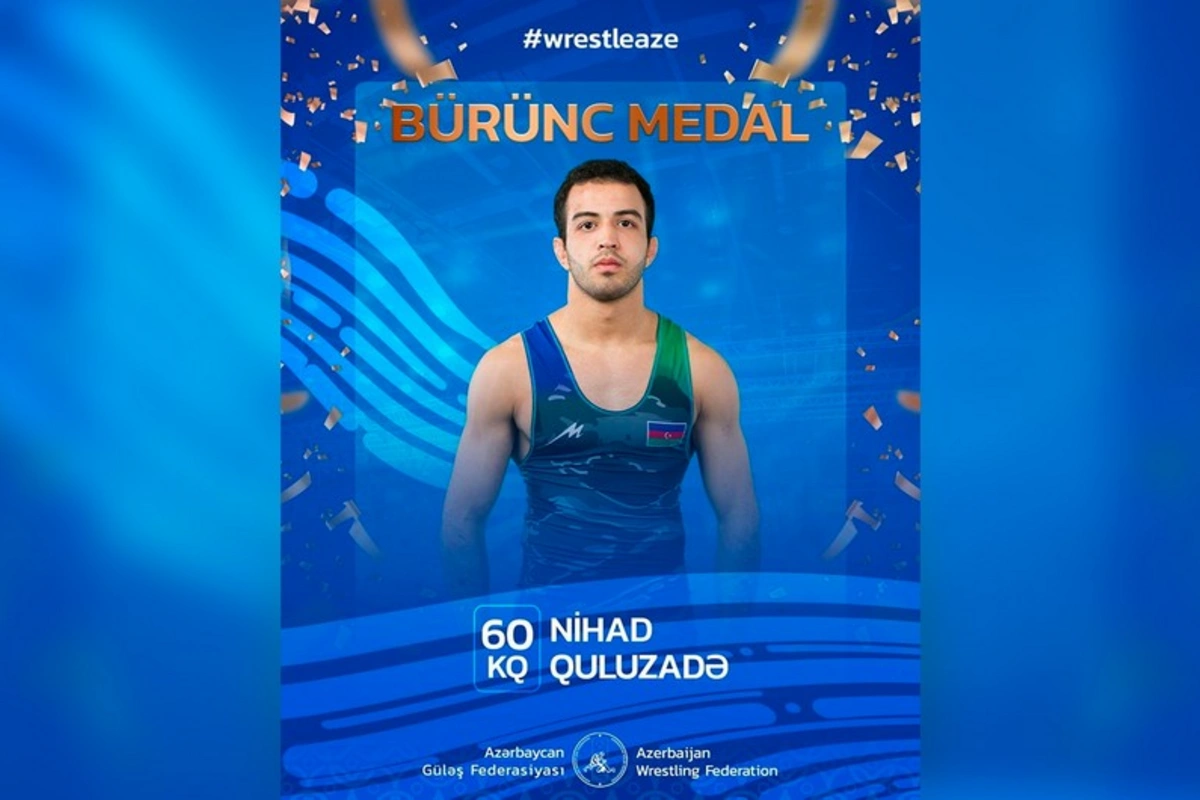 Azərbaycan güləşçisi dünya çempionatında bürünc medal qazanıb Azərbaycan güləşçisi dünya çempionatında bürünc medal qazanıb