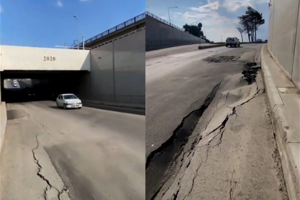 Sabunçu tunelindəki təhlükəli vəziyyət ARADAN QALDIRILDI