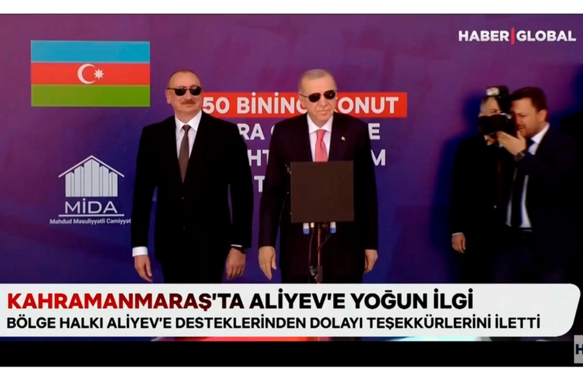Haber Global: Kahramanmaraşda Azərbaycan Prezidenti insanların böyük sevgisi ilə qarşılaşıb Haber Global: Kahramanmaraşda Azərbaycan Prezidenti insanların böyük sevgisi ilə qarşılaşıb