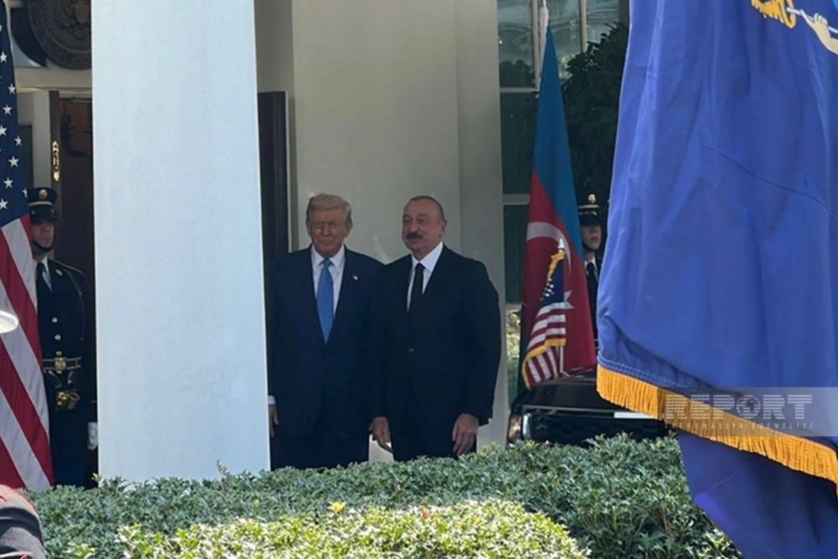 Donald Trump and Ilham Aliyev's meeting has begun in Washington