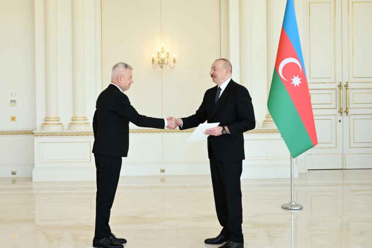 Ilham Aliyev received credentials of the newly appointed Ambassador of Poland