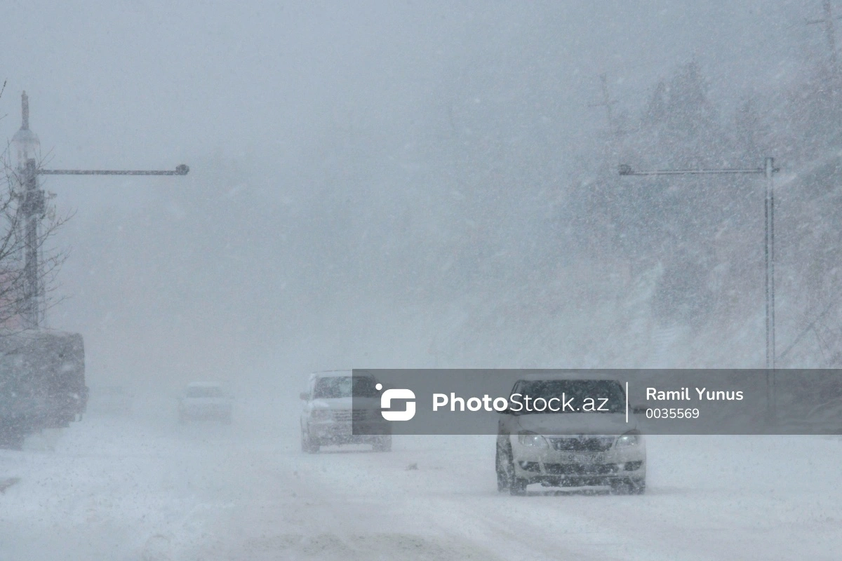 Azərbaycanda bəzi ərazilərə QAR YAĞIR - Faktiki hava