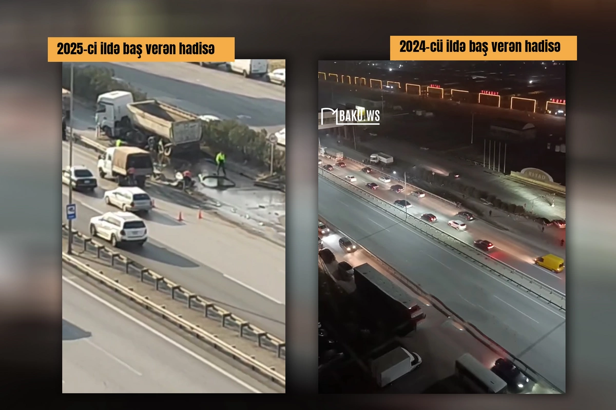 Дорога-ловушка: почему грузовики на трассе Баку-Сумгайыт регулярно попадают в аварии