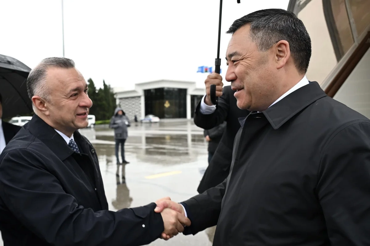 Qırğızıstan Prezidenti Sadır Japarov Azərbaycana səfərə gəlib
