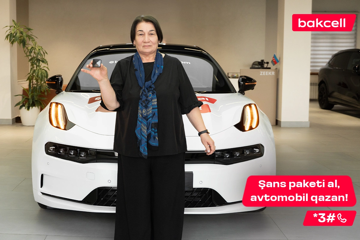 Bakcell abunəçisi 6-cı lüks avtomobili qazandı!