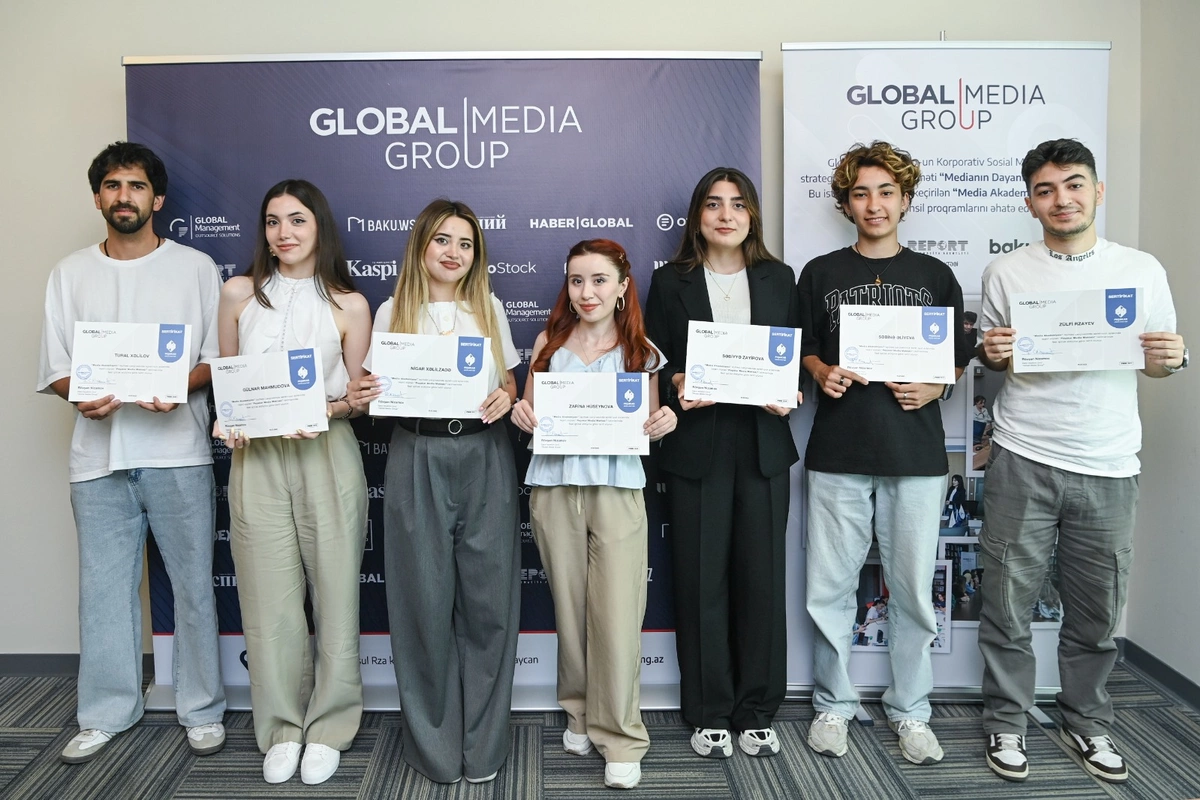 Global Media Group-un Peşəkar Media Məktəbinin birinci mərhələsi uğurla başa çatıb