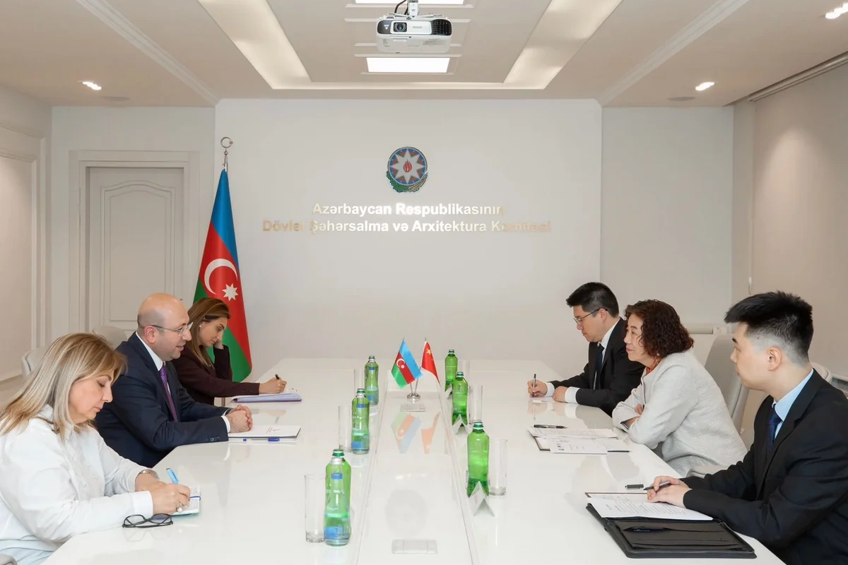 Azərbaycan Çin ilə dayanıqlı şəhərsalma üzrə əməkdaşlığı müzakirə edib
