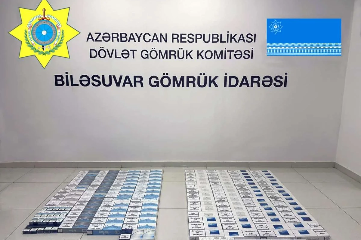 Gömrük nəzarətindən gizlədilən 36 mindən çox siqaret aşkarlanıb
