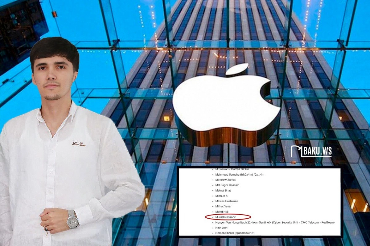 Azərbaycanlı gənc Appleın təhlükəsizlik boşluğunu aşkar etdi – şirkət ona rəsmi təşəkkür etdi