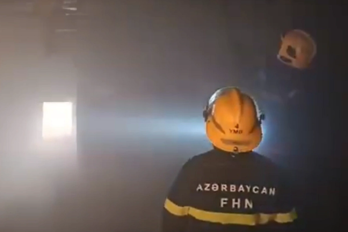 Bakıda məşhur hamamda yanğın oldu