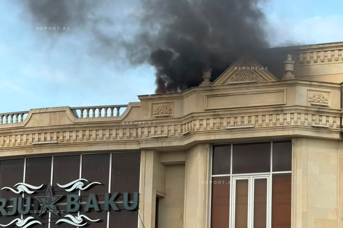 Bakıda gecə klubunda baş verən yanğın söndürülüb
