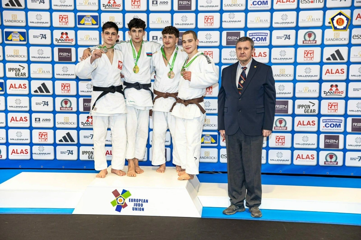 Azərbaycan cüdoçuları Avropa Kubokunun ilk günündə altı medal qazanıblar