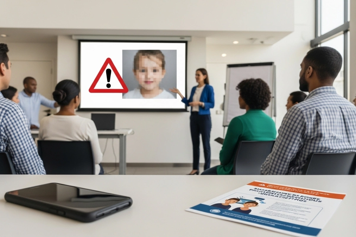 Parents Explained Why It's Dangerous to Post Photos of Children on Social Media## Translation note: I've maintained the original format while translating the Russian headline into English.