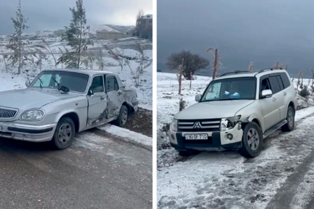 Yolların buz bağlaması fəsadlar yaratdı: DYP sürücülərə müraciət etdi