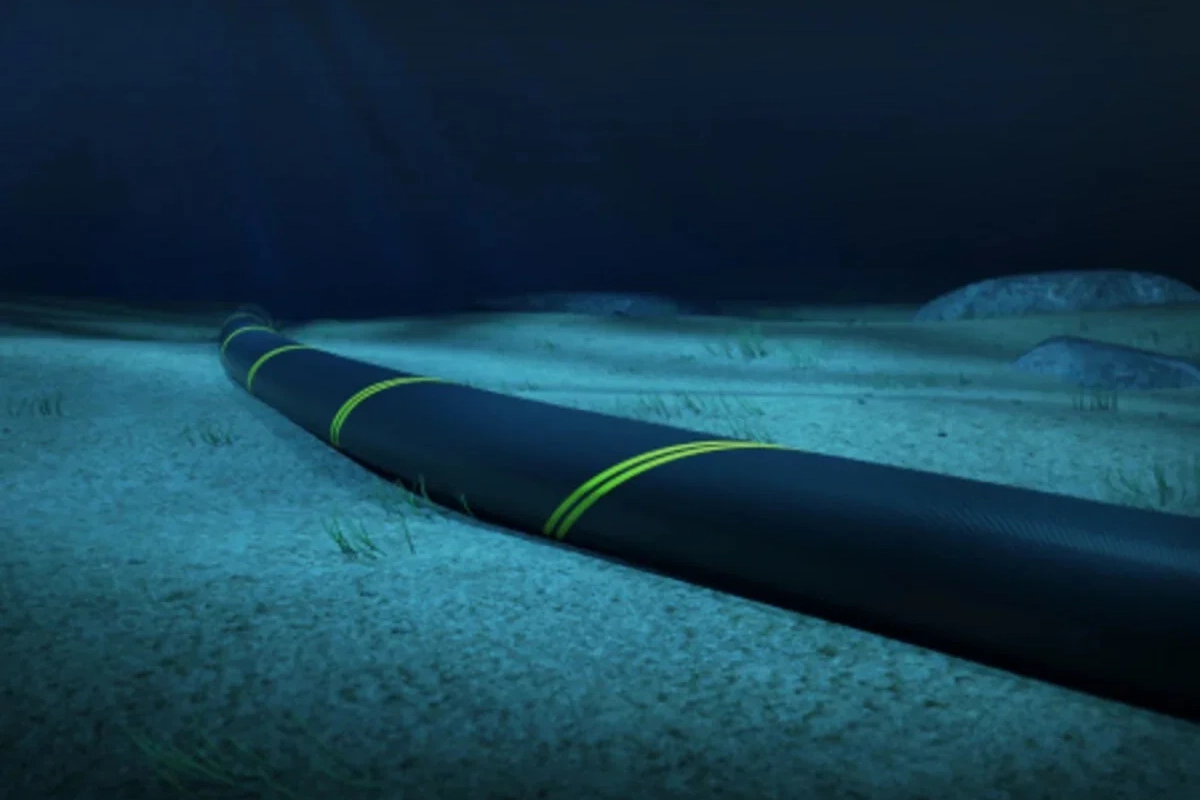 Azerbaijan and Kazakhstan have completed a key stage of laying the cable across the Caspian Sea