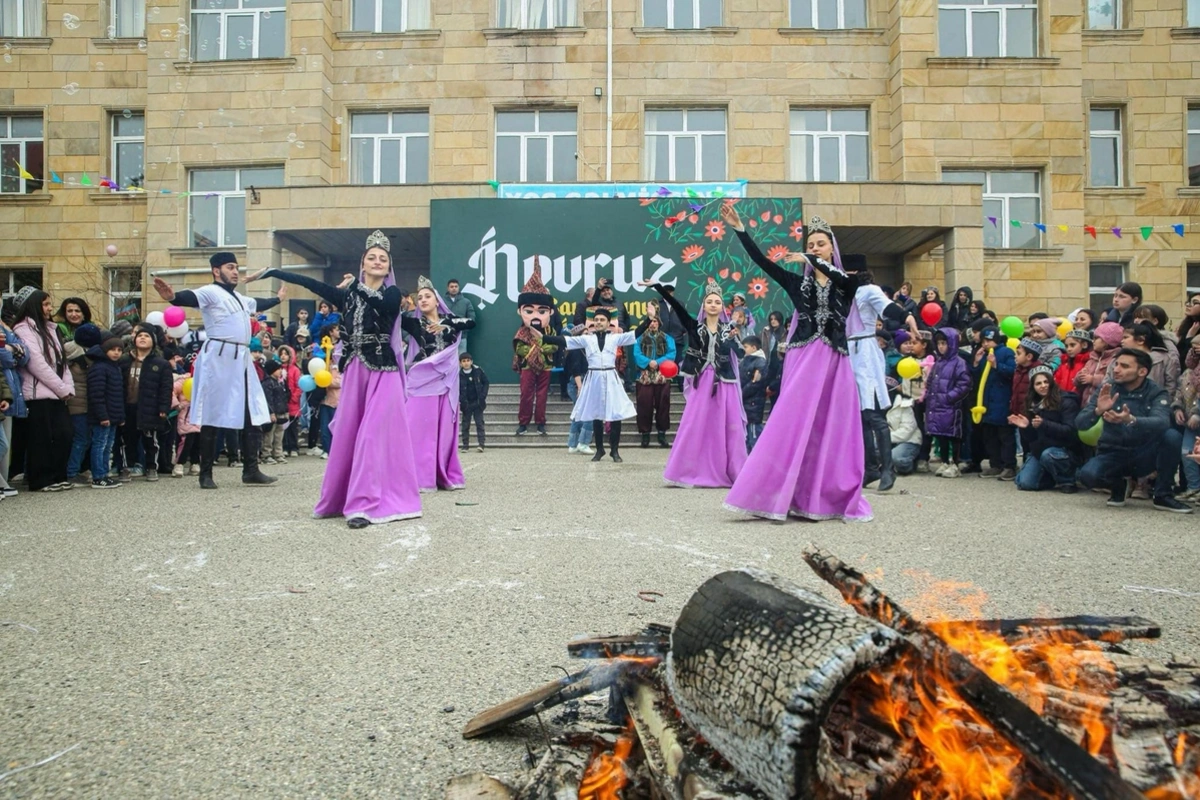 On the initiative of Leyla Aliyeva, Novruz celebration was held for children in Khizi district