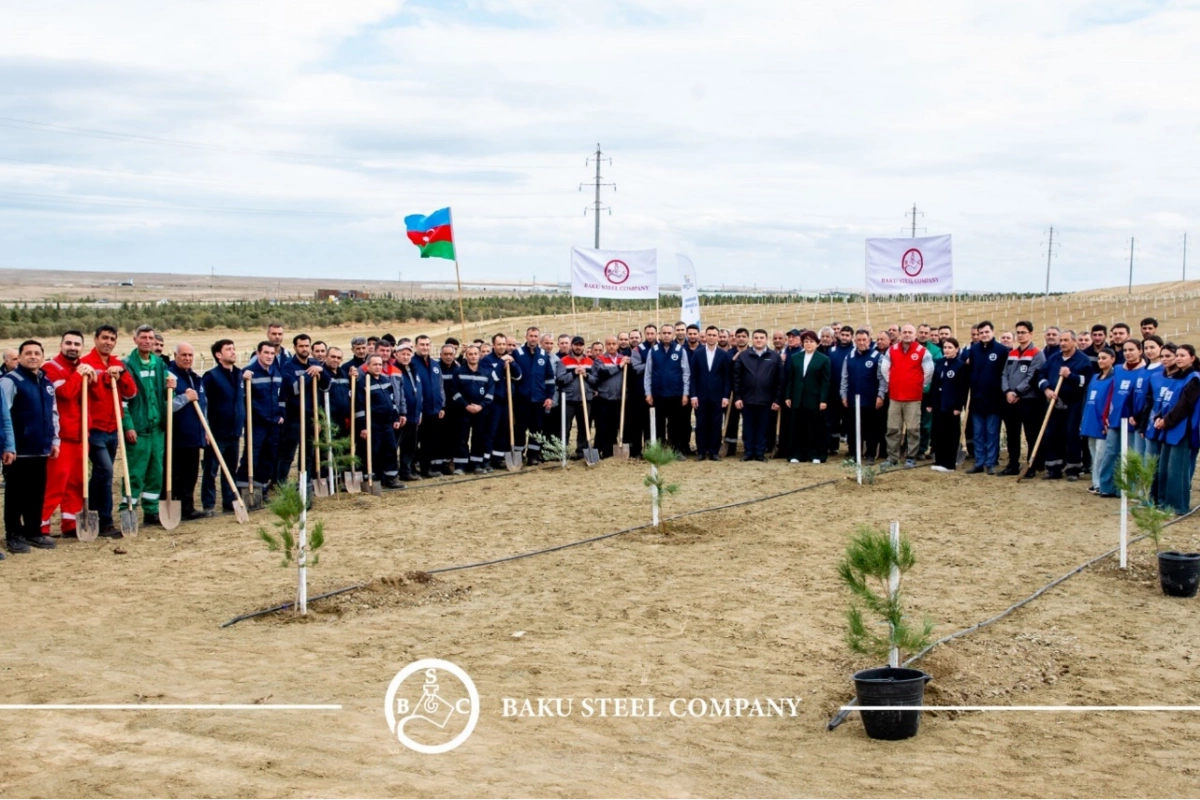 Baku Steel Company укрепляет вклад в защиту окружающей среды: высажено около 3 000 деревьев Baku Steel Company укрепляет вклад в защиту окружающей среды: высажено около 3 000 деревьев