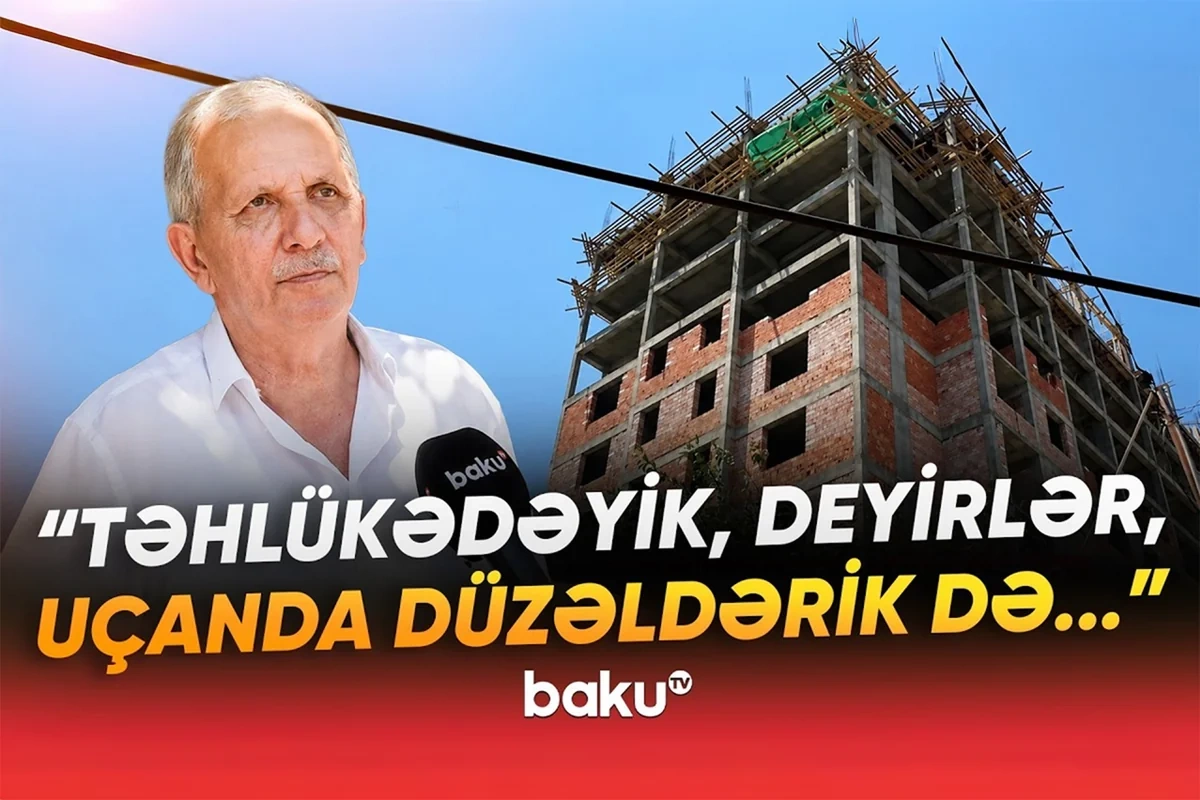 Xırdalanda yeni tikilən bina sakinləri qəzəbləndirib: Qanuni məsafə saxlanılmır