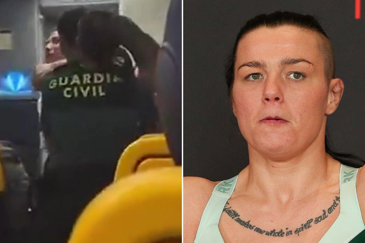 Боец MMA избила двух полицейских на борту пассажирского самолета и попала на видео