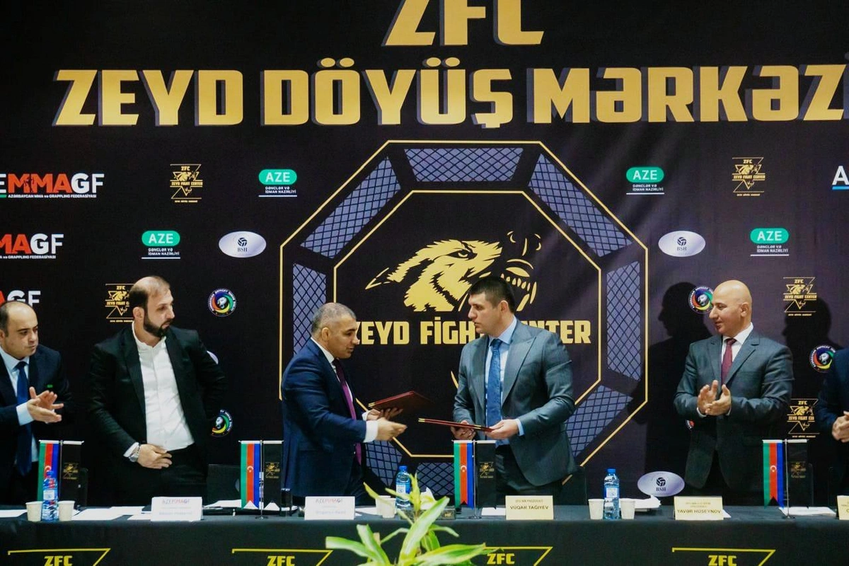 Zeyd Döyüş Mərkəzi ilə MMA və Grappling Federasiyası arasında Əməkdaşlıq Memorandumu imzalanıb Zeyd Döyüş Mərkəzi ilə MMA və Grappling Federasiyası arasında Əməkdaşlıq Memorandumu imzalanıb