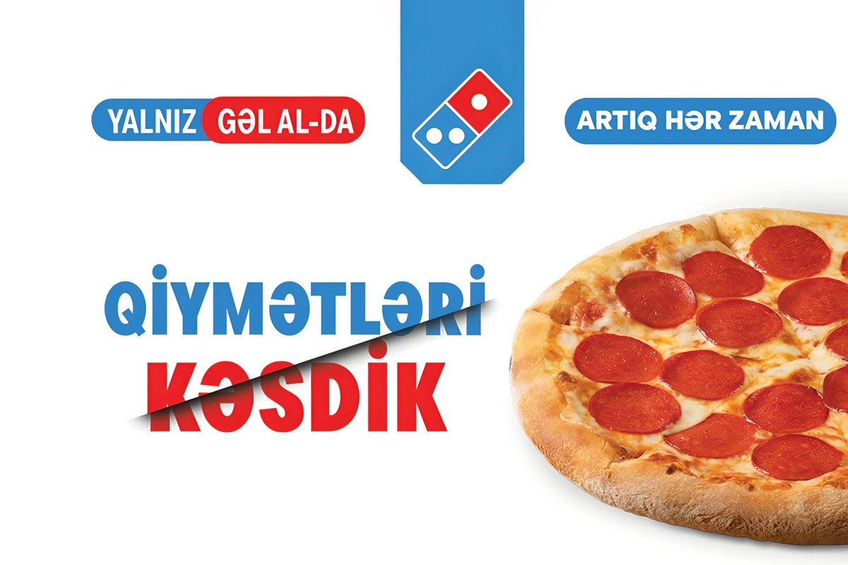 Domino's-da böyük kampaniya - 6,90 AZN-dən başlayan qiymətlər