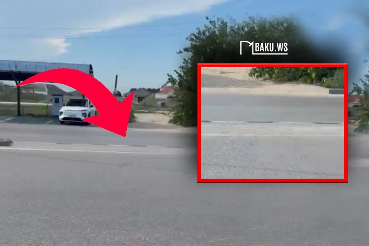 Bakıda AĞLASIĞMAZ QANUN POZUNTUSU - Qoşa xətti pozub qırıq-qırıq etdilər