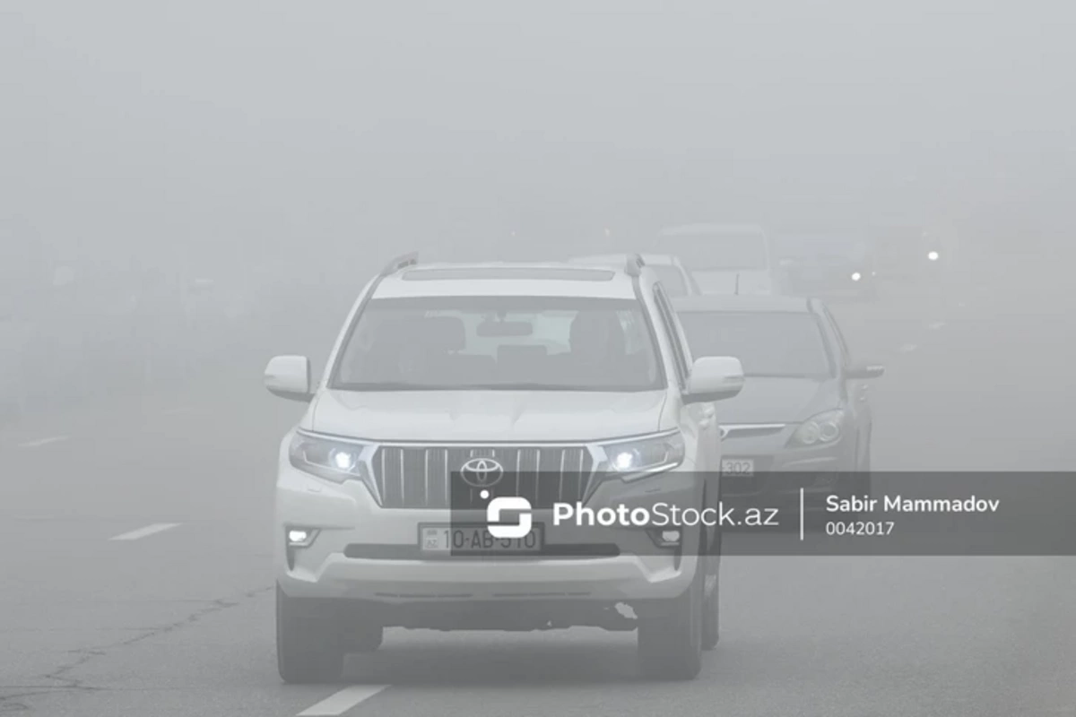 На дорогах Азербайджана ожидается снижение видимости