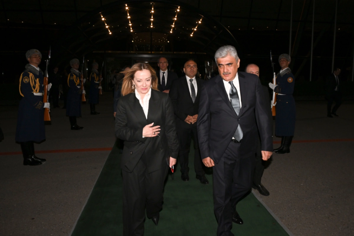 İtaliya Nazirlər Şurasının sədri Ciorcia Meloninin Azərbaycana səfəri başa çatıb