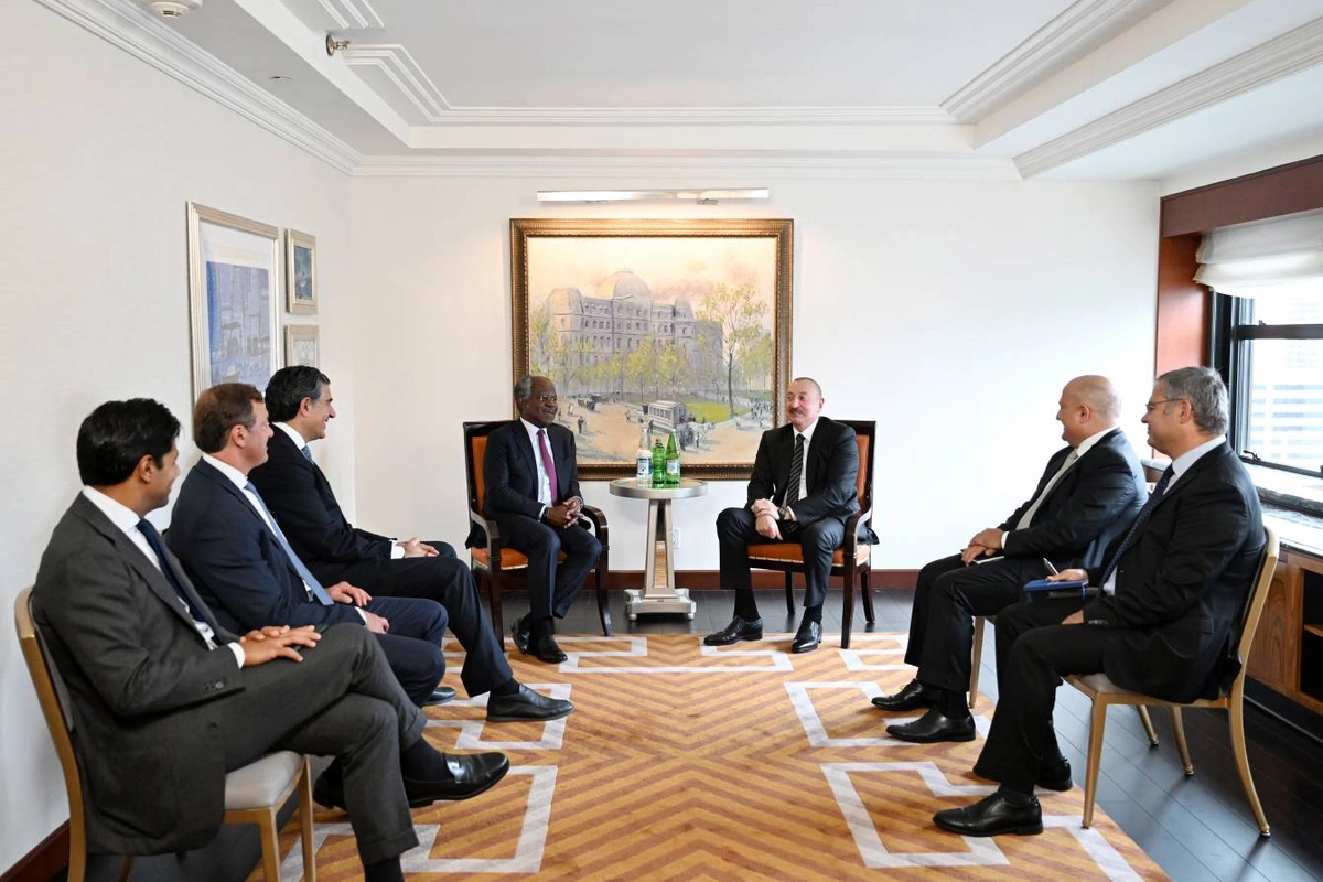 İlham Əliyev Global Infrastructure Partners şirkətinin təsisçisi ilə görüşüb