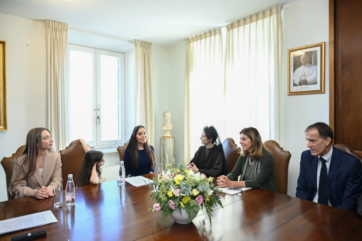 Лейла Алиева встретилась с президентом губернаторства Государства-города Ватикан - ФОТО