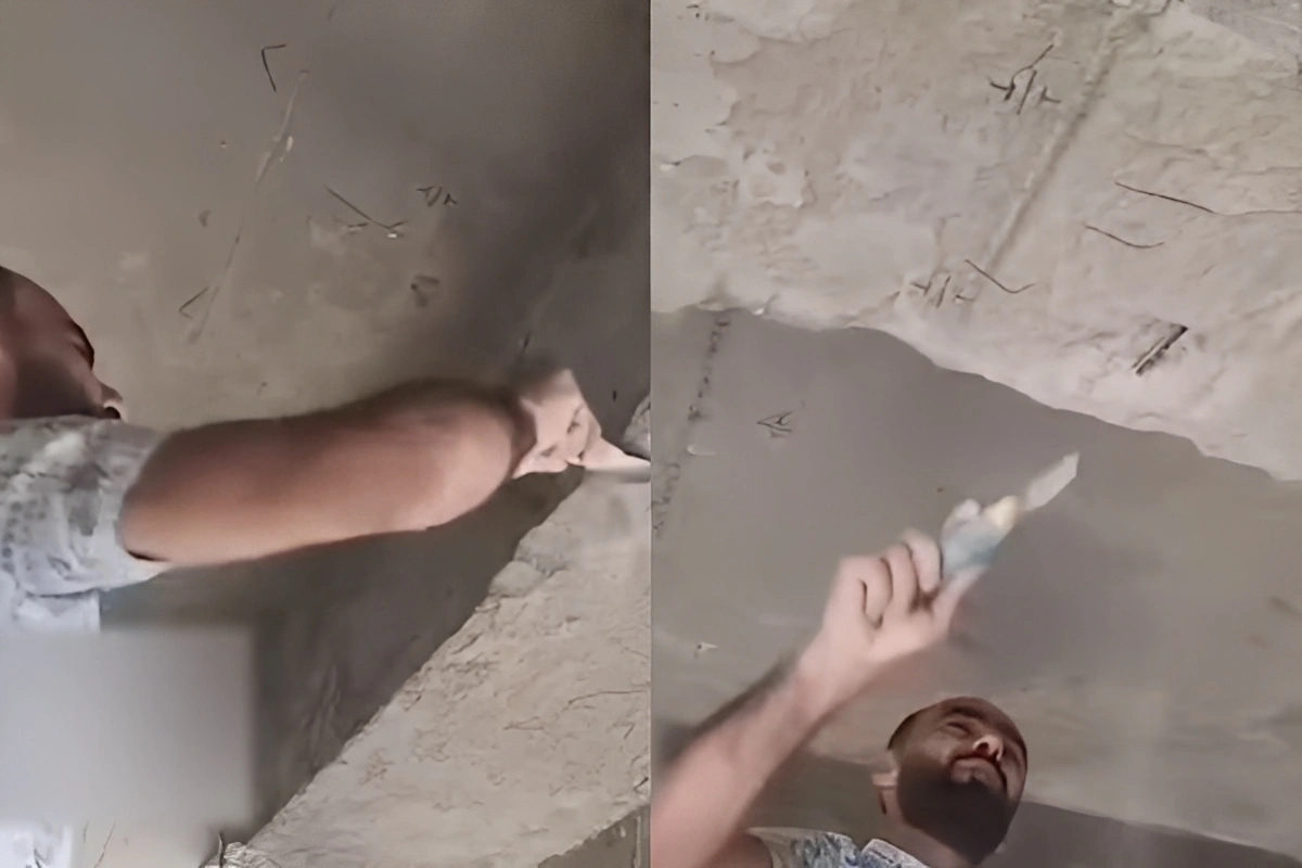 Xırdalanda çoxmərtəbəli binada TƏHLÜKƏ: Dayaqlar ovulub tökülür Xırdalanda çoxmərtəbəli binada TƏHLÜKƏ: Dayaqlar ovulub tökülür