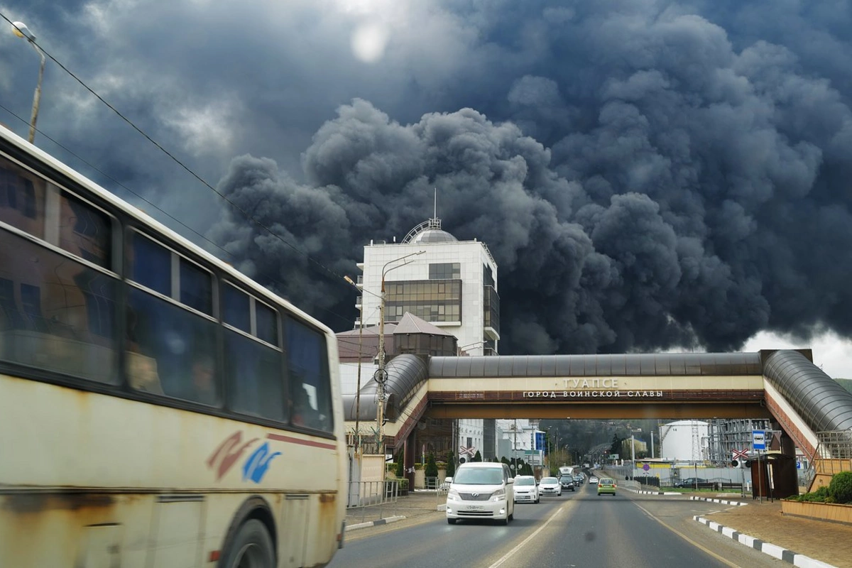 Tuapsedə PUA hücumundan sonra qara yağış canlılara ZƏRƏR VURUB
