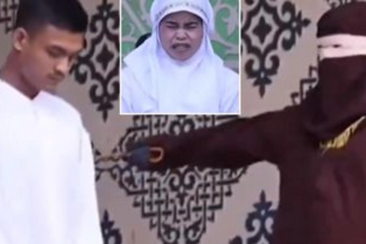 TikTok-da öpüşən cütlüyə 21 şallaq cəzası verildi