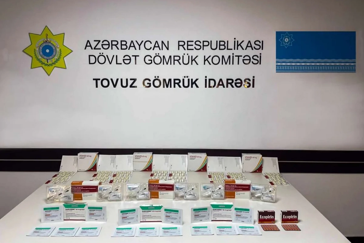 Bəyan edilməyən dərmanların gömrük sərhədindən keçirilməsinin qarşısı alındı