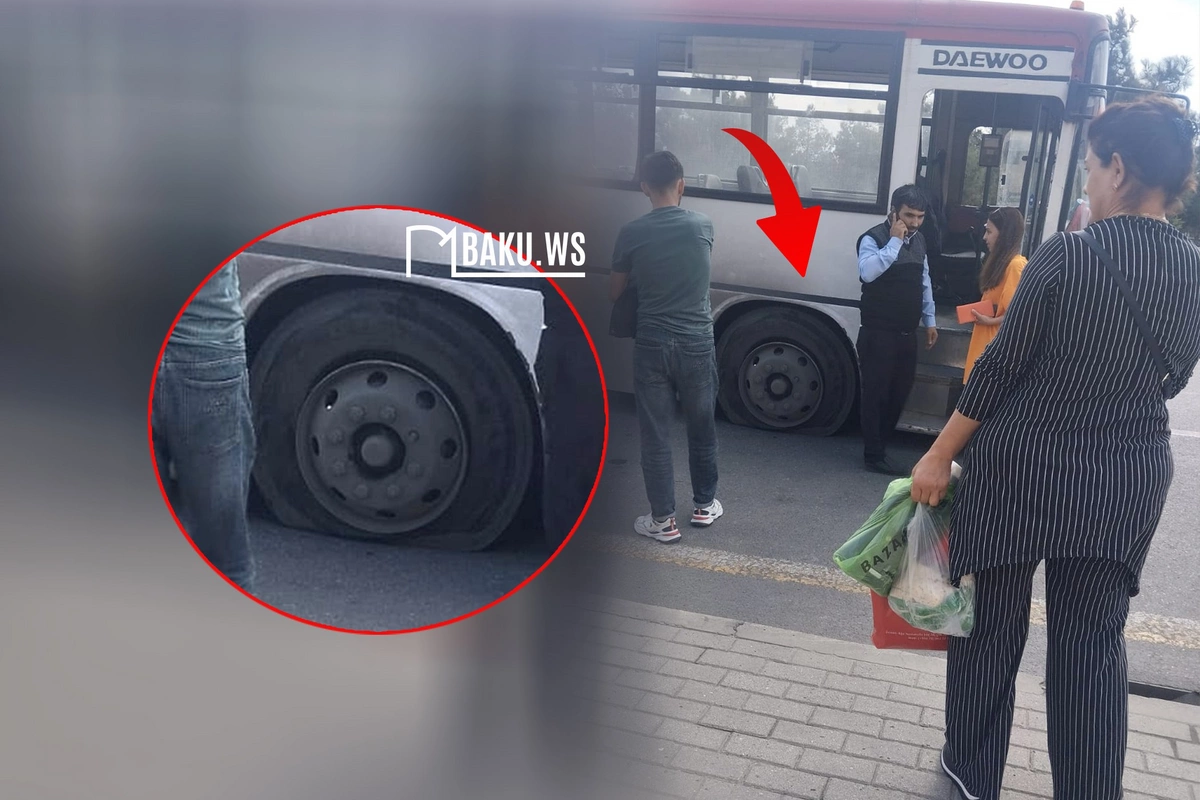 Bakıda sərnişin avtobusunda qorxu dolu anlar - Hərəkətdə olan zaman TƏKƏRİ PARTLADI Bakıda sərnişin avtobusunda qorxu dolu anlar - Hərəkətdə olan zaman TƏKƏRİ PARTLADI