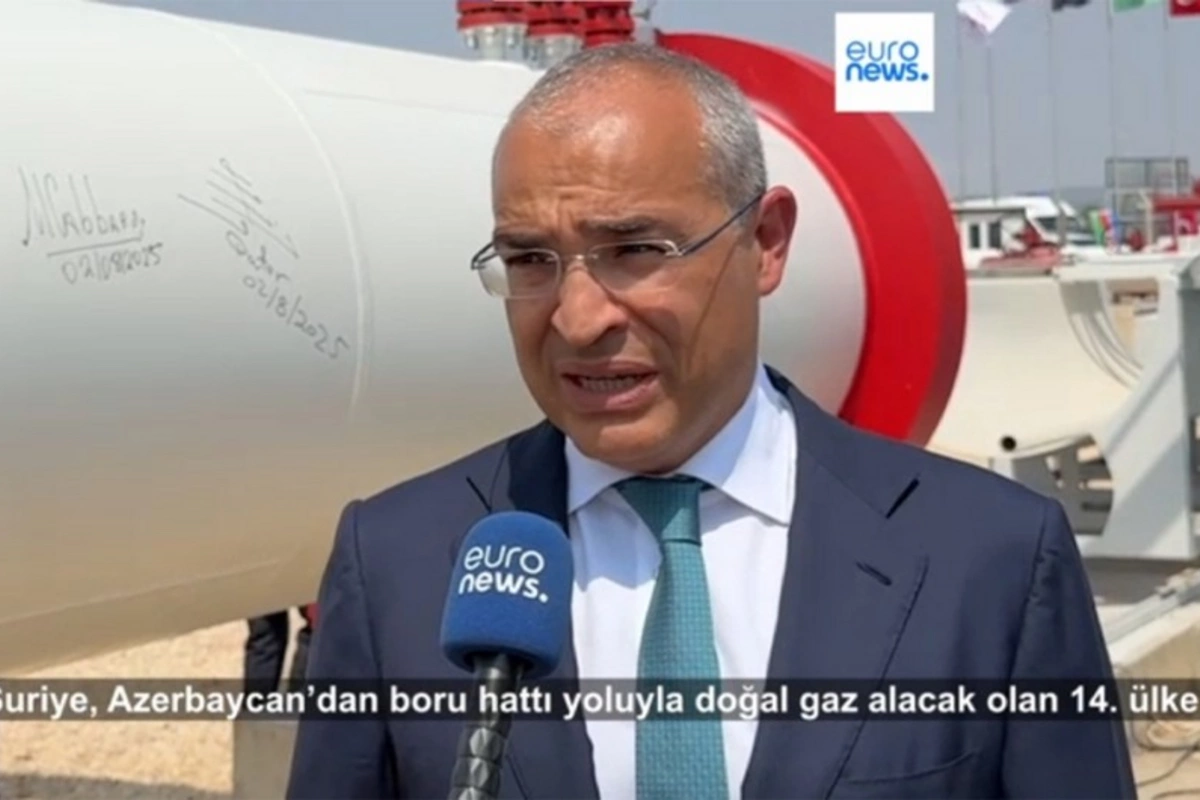 Euronews Turkish: Suriya Azərbaycanın təbii qazını tədarük etdiyi 14-cü ölkə oldu Euronews Turkish: Suriya Azərbaycanın təbii qazını tədarük etdiyi 14-cü ölkə oldu
