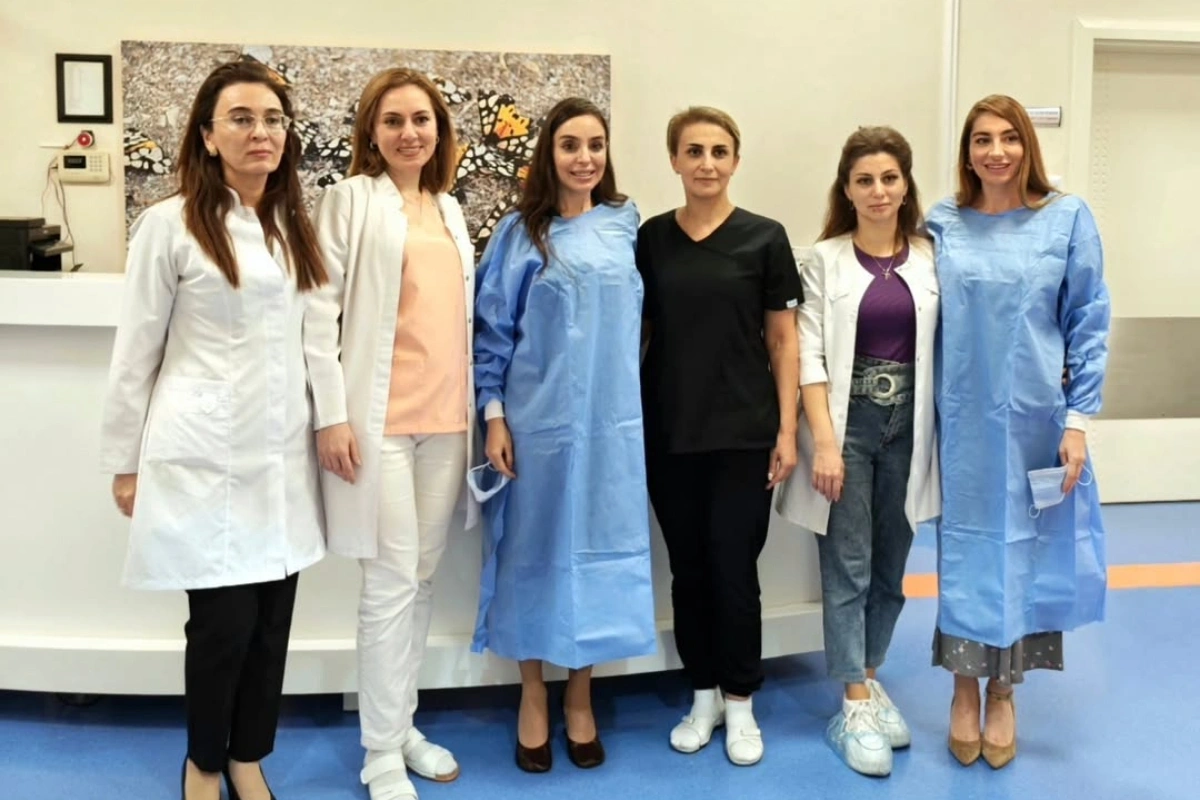 Leyla və Arzu Əliyevalar Talassemiya Mərkəzində olublar