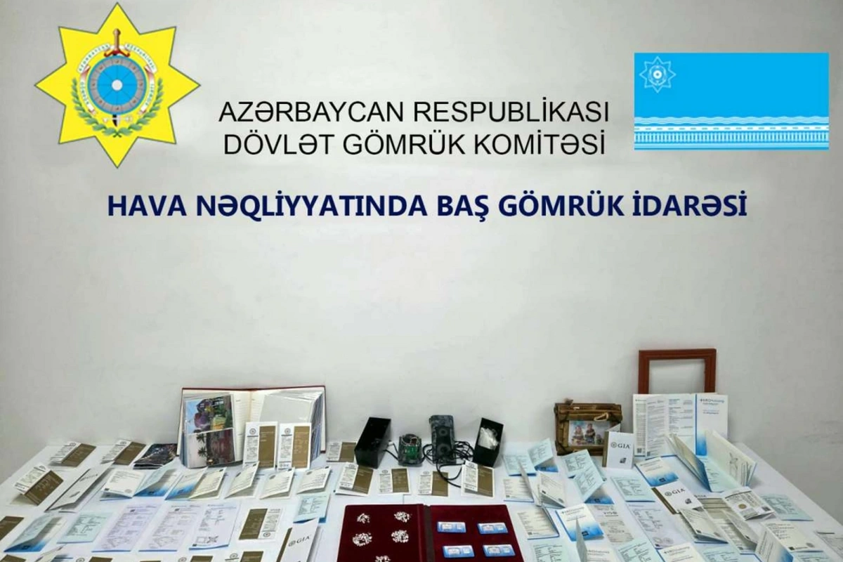 Azərbaycana brilyant qaşların qanunsuz gətirilməsinin qarşısı alındı
