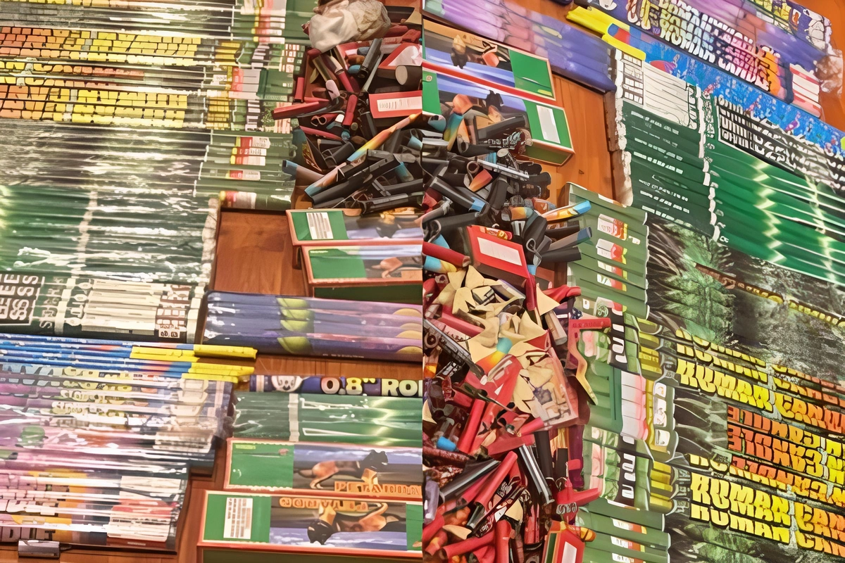 Yasamal rayonunda 466 qutu pirotexniki vasitə aşkarladı