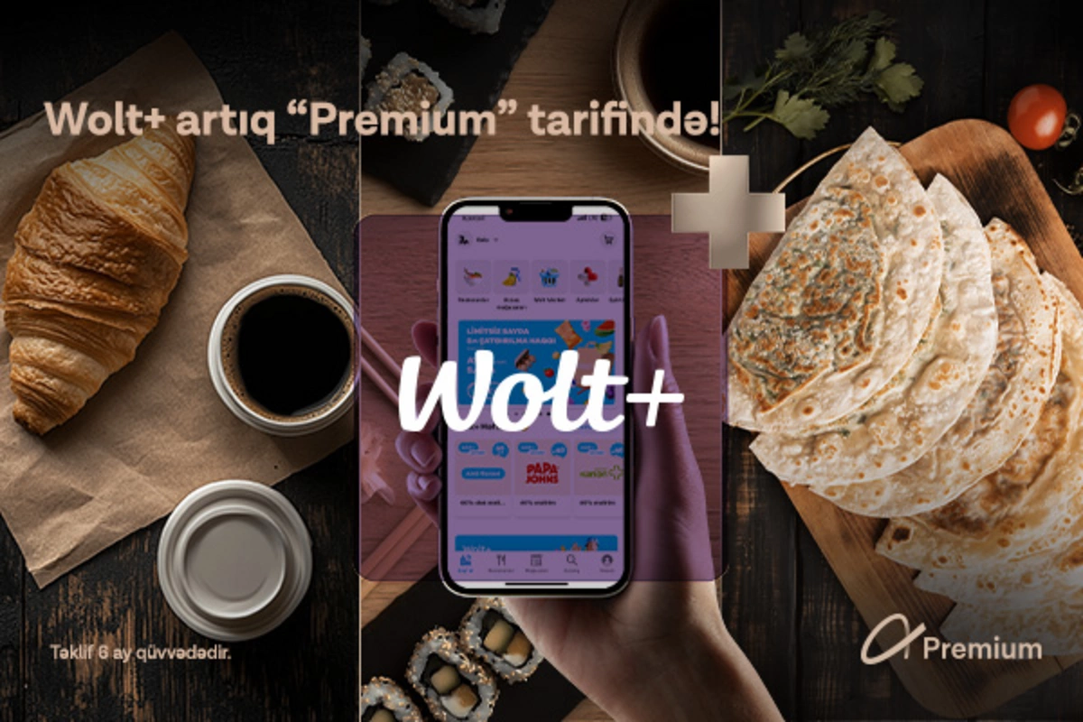 Azercell-dən Premium tarif istifadəçilərinə 6 aylıq pulsuz Wolt+ abunəliyi! Azercell-dən Premium tarif istifadəçilərinə 6 aylıq pulsuz Wolt+ abunəliyi!