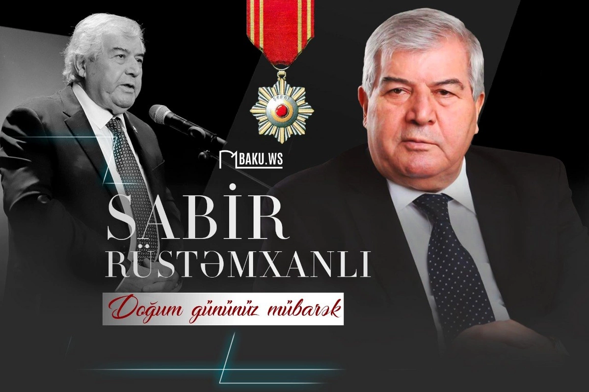 Xalq şairi Sabir Rüstəmxanlının 80 yaşı tamam olur