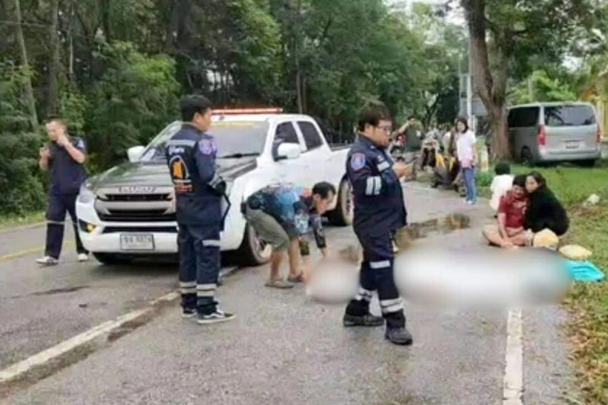 В Таиланде сын случайно задавил мать в паломнической поездке В Таиланде сын случайно задавил мать в паломнической поездке