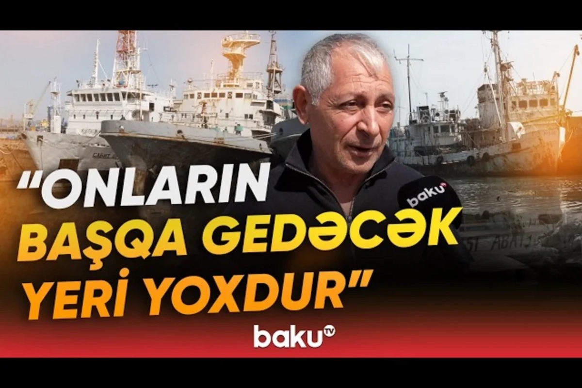 Baku TV Bibiheybətdəki gəmi qəbiristanlığında: Doğrayıb aparacaqlar