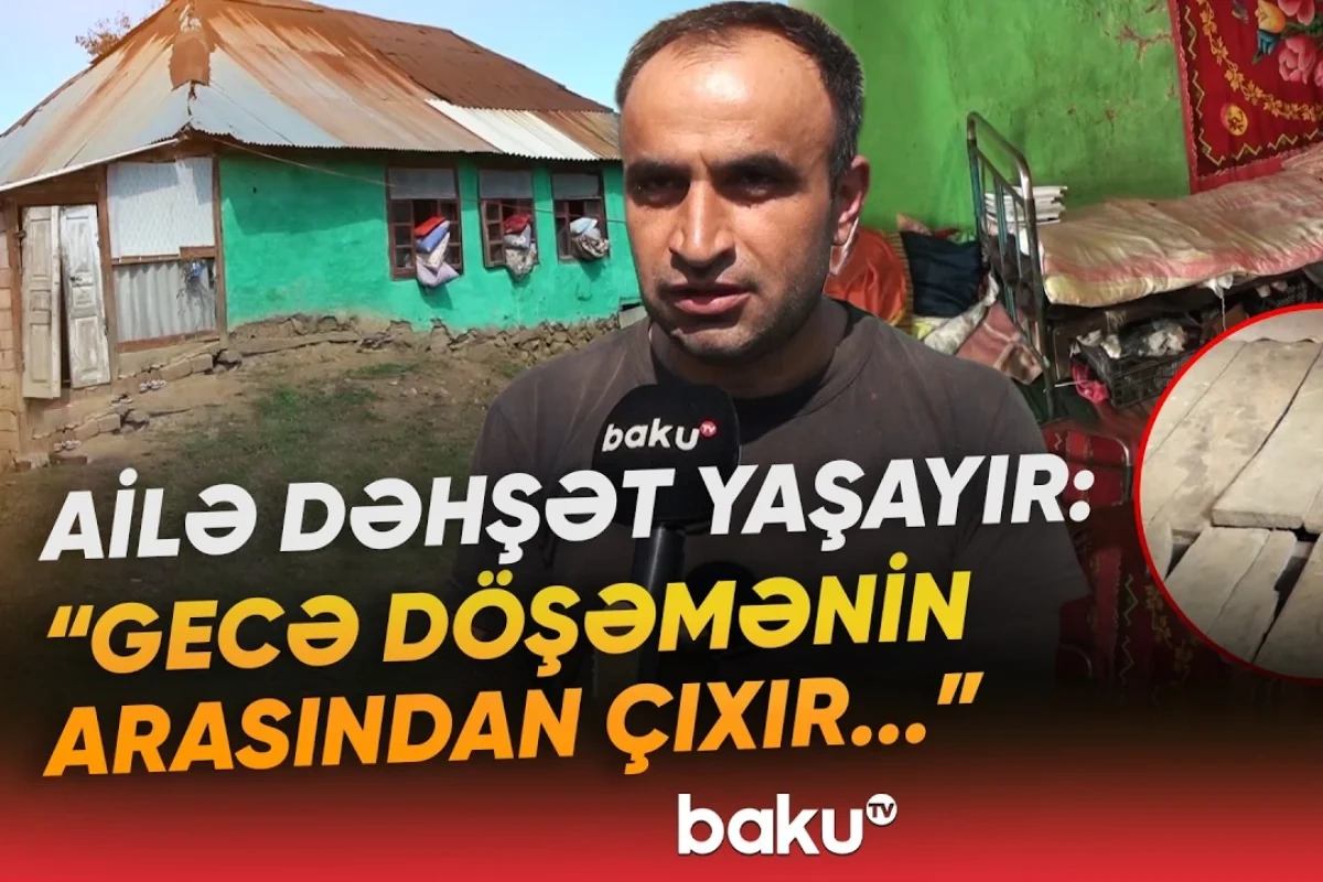 Ailə qorxu içində: Burada necə yaşadığımızı bir Allah bilir